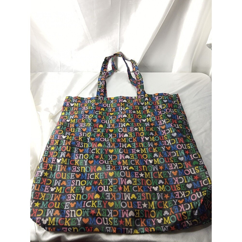 Disneyland Resort Mickey Mouse Colorful Text Tote Bag